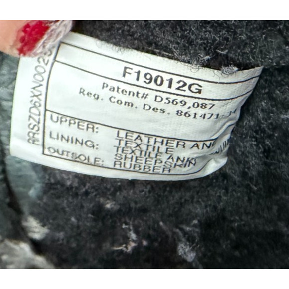 Ugg Australia Newberry Side Zip Waterproof Insulated Black gray Boots Women's 8 - Picture 4 of 13